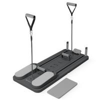 Pilates treniruoklis / reformeris GYMSTICK Pilates V Reformer Board (juodas, violetinis, rožinis) (Spalva: Juoda)