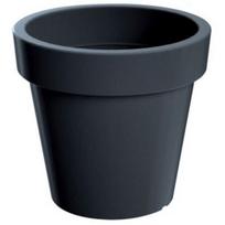 Dekoratyvinis gėlių vazonas Lexo Round Ø60cm H55cm plast./antracito sp.