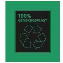Multi Atliekų maišas Catersource 40 l B500xL700mm 15 mikronų MDPE su užlenktu kraštu žalias – 100 % perdirbtas, 15 ritinėlių x 50 vnt./dėžėje