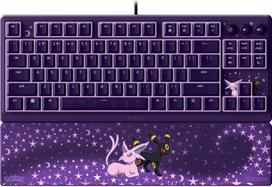Razer Ornata V3 Tenkeyless Gaming keyboard Wired US Razer Mecha-Membrane Switches Wrist Rest Pokémon Espeon/Umbreon Edition