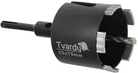 Grąžtas Tvardy Deimantinė karūnėlė gręžtuvui D-82 mm su SDS+ adapteriu M16 betonui