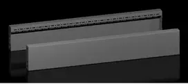 Rittal VX 8660.034, Apdailos plokštė, Juoda, Plienas, 800 mm, 100 mm, 2.14 kg