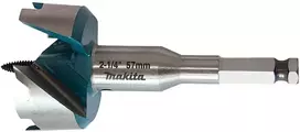 Makita Grąžtas medienai su 2 pjaunančiomis briaunomis, 57mm, su 7/16" šešiakampiu koteliu E-27610