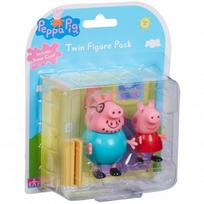 Character Options - Peppa Pig Twin Figure Pack Living Room Scene Card / from Assort (English)