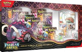 Pokemon - TCG Scarlet And Violet Paldean Fates Great Tusk ex & Iron Treads ex Premium Collection