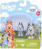 Moose - Bluey Cousins Bingo Socks And Muffin Mini Figure 3-Pack