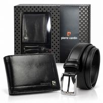 Dovanų rinkinys vyrams piniginė ir diržas Pierre Cardin ZP-007