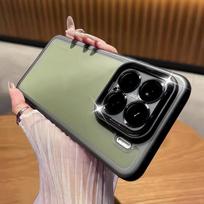 Dėklas Xiaomi 17 Dėklas Xiaomi 15T Pro Dėklas telefonui Xiaomi 17 Pro 15 14 13 Dangtelis Mi 14T 13T 14 Pro 15 Pro Mi 13 Pro Silikoninis galinis dangtelis Xiaomi 17 pro max black
