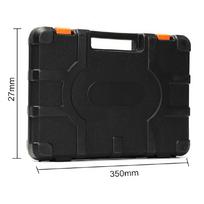 35Pcs Black+Orange New Multifuntional Electric Tools Set Steel Household Electrician Kits Hardware Toolbox black