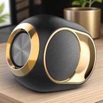 Nešiojama belaidė Bluetooth kolonėlė TWS stereo garsas 3D bosas atspari vandeniui laisvų rankų įrangos priedai muzikos grotuvas juoda