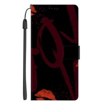 Leather Book Cover For Xiaomi Poco X7 Pro / Redmi Turbo 4 5G Cases Wallet Flip Animal Coque For Poco X7 Pro Stand Phone Bag Case Redmi Turbo 4&Case & Strap black