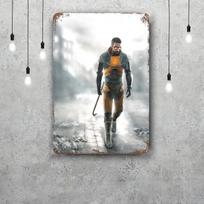 HalfLife Alyx Senoviniai Metaliniai Skardos Ženklai Plakatai Dekoras Retro Metalinė Plokštelė Sienos Menas Dekoras Garažui Barui 20x30cm（7.8x11.8inch）