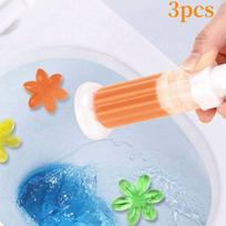 3 vnt. Tualeto valymo gelis Šviežia gėlė Aromatinis Kanalizacijos Tualeto valymo ploviklis Oro gaiviklis Pašalina kvapus Namų vonios kambario įrankiai Orange 3pcs orange