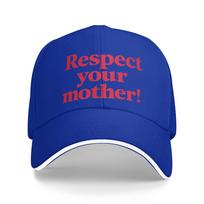 Respect Your Mother Baby Harrys Styles Together Together Tour Baseball Cap Summer Snapback Cap Women Unisex Fashion Baseball Caps One Size blue
