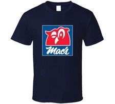 Macs Convenience Stores Love Fan Food T Shirt 4XL blue
