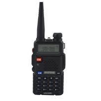 Baofeng Racija UV-5R Dvijuostis Radijo Ryšio Prietaisas VHF/UHF 136-174MHz & 400-520MHz FM Nešiojamas Siųstuvas-Imtuvas su Ausinėmis EURO juoda