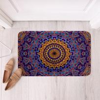 Vintažinis Rytietiškas Vonios Kilimėlis Neslystantis Art Deco Vonios Kilimėlis Boho Tradicinis Pūkuotas Dušo Kilimas Retro Grindų Kilimėlis Namų Dekoras 40x60cm16x24in