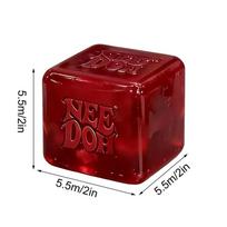 In Stock Squishy Schylling Needoh Nice Cube Sensory Toy Fidget Squishies Needooh Needoh Anti-Stress Blocks Pressure Relief Toy