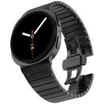 Titano/Nerūdijančio Plieno Apyrankė Samsung Galaxy Watch 8 40/44mm 8classic 46mm Metalinė Juosta Galaxy Watch Ultra 47mm Laikrodžiui Apyrankė Titanium&Watch 8 Classic 46mm juoda