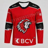 Lausanne HC Šveicarija NL ledo ritulio marškinėliai vyriški ilgomis rankovėmis greitai džiūstantys T-shirt namų išvykos spausdinimas sportas laisvalaikis šeima vaikai 5XL red
