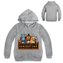 Nights Five Anime At Freddys Hoodie Childrens Hoodies New Set Head Clothing Fivenightsatfreddyssweatshirt Tag 170 pilka spalva