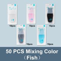 Fish Ffp2 Mask Face Ce Mask Kn95 Approved Mascarillas Faciales Reusable Mask Multicolour,50 PCS(Fish)