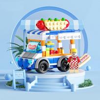 Suderinama su Lego konstravimo kaladėlėmis Mini miesto statybos Gatvės vaizdas Vaikų edukacinis apšvietimas Surinkti žaislai Instituciniai dovanos