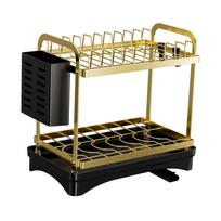 Dish Drying Rack Solid Utensil Holder Dish Drainer for Plates Cups Home Decor Sturdy auksas