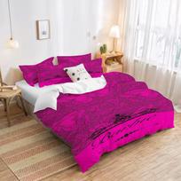 Cartoon Barbie Duvet Cover Baby Bedding Set Children'S Bedding Set 3-Piece 1 Quilt King Size Twin Covers Children Printed EU Single(135*200cm)3pcs purple