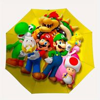 1pc Super Mario Bros Automatic Open/close, Portable Folding Umbrella for Women & Men,Compact Parasol, Outdoor Accessory,, Durable Frame yy250809215 yellow