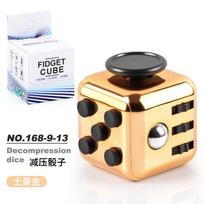 Cube Antistress Relief Dice Anxiety Kids Attention Focus Toys Funny Decompression Camouflag Cube Gaming Toys For Adult Kids Gift beige