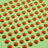 100 Holes Capsules Filler Empty Capsule Plates Manual Capsule Filling Tool 0#Grass Green 0# orange
