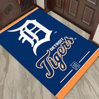 Detroit Tigers Carpet Rug for Living Room Bedroom Home Sofa Decoration,Kids play Non-slip Floor Mat 40x60cm( 15x23in ) white