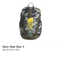 THE NORTH FACE 19.5L Backpack Double Shoulder Outdoor Bag Recycled Polyester Camouflage Unisex NF0A52VX-94W One Size 1 gray