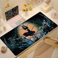 Cool Hollow Knight Ssilksong Mouse Pad Large Nonslip Lockedge Desktop Computer Desk Mat Keyboard Mousepad Office Gamer Student 800x300x2mm beige