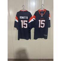 NFL Denver Broncos Short Sleeve Jersey Mens Team Apparel Premium Embroidered Football Shirt New Navy 15