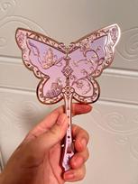 Flower Knows Knight Unicorn Makeup Mirror Little Angel Moonlight Mermaid Handheld Mirror Limited Edition Portable Beauty Mirror brown