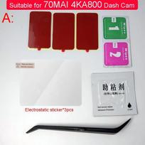 For 70mai Dash Cam A800a810  Accessory Set Static Sticker heat resistant adhesive  and Static Stickers Suitable for 70 mai DVR