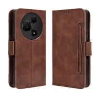 Flip Cover for TCL 60 NxtPaper 4G PU Leather Full-Body Protection With [RFID Blocking] Shockproof Durable Retro Phone Case for TCL 60 NxtPaper 4G raudona