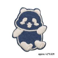 Teddy Bear Self-Adhesive Iron-On Patches for Jeans, Shirts, Pants, and Bags gray