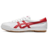 Asics Tsg-110 Fabric Synthetic Leather Comfortable Shock Absorbing Durable Low Top Casual Shoes Unisex Casual Shoes White 1203A317-100 42 white
