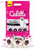 Kraikas katėms CALITTI Crystal, silikoninis, 5 x 3,8 l