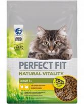 Sausas kačių maistas PERFECT FIT su vištiena ir kalakutiena, 650 g
