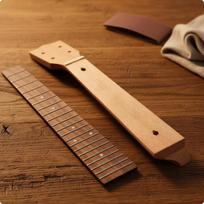 Rosewood Ukulele Neck with Fingerboard | tonewood for necks Wood, Fretboard 21 26 Inch beige