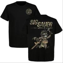 Sig Sauer Tactical Raccoon Graphic T-Shirt 120 gray