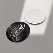 4 vnt. 56/60/65 mm Ford automobilio ratlankio centrinis dangtelis Ženklelis Logotipas Automobilio išorės dekoratyvinis ratlankio centrinis dangtelis Automobilio emblema h214 Ženklelio lipdukas white