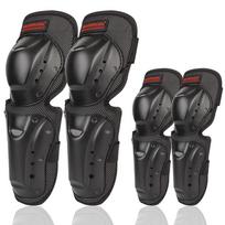 4pcsset Knee Pads Protective Elbow Motocross Skating Protectors Riding Protective Gears Motorcycle Accessories Matches the image,4 pcs gray