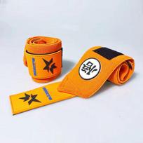 1Pair Son Goku Wristband Gloves Anime Dragon Ball Outdoors Gym Training Non-Slip Workout Palm Protection Glove Festival Gift orange