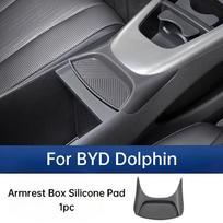 For BYD Dolphin Intelligent Driving Version 2025 Center Console Armrest Box Groove Silicone Pad Anti Scratch Accessories