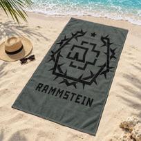 Rammstein mikropluošto paplūdimio rankšluostis Greitai džiūstantis Be smėlio Lengvi paplūdimio rankšluosčiai kelionėms, plaukimui, stovyklavimui 80cmx160cm(31x63inch)